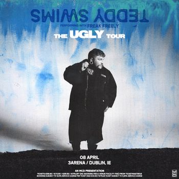 Teddy Swims - The Ugly Tour Teddy Swims at 3Arena on 8 April 2024 gig poster