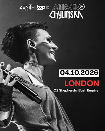 AGNIESZKA CHYLIŃSKA AGNESZKA CHYLIŃSKA at O2 Shepherd's Bush Empire on 4 October 2026 gig poster