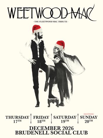 Weetwood Mac - The Fleetwood Mac Tribute Weetwood Mac december 2026 tour poster
