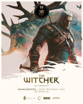 THE WITCHER IN CONCERT The Witcher at O2 Apollo on 24 October 2026 gig poster