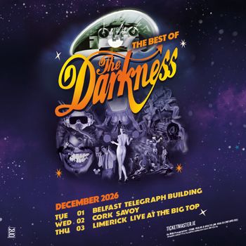The Best of The Darkness The Darkness december 2026 tour poster