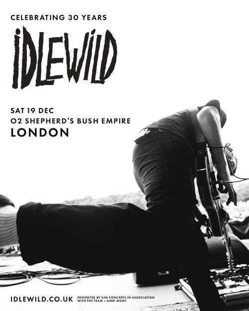 IDLEWILD at O2 Shepherd's Bush Empire on 19 December 2026 gig poster