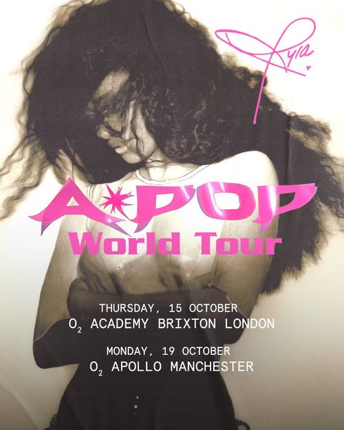 A*Pop World Tour Apoptygma Berzerk october 2026 tour poster