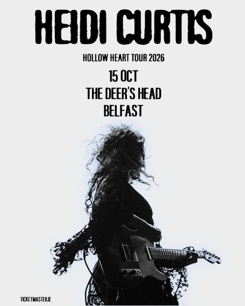 HEIDI CURTIS - HOLLOW HEART TOUR 2026 Heidi Curtis at The Deer's Head on 15 October 2026 gig poster