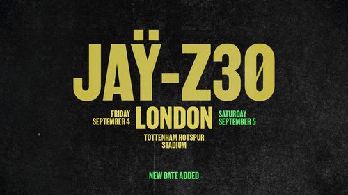 JAY-Z 30 JAY-Z30 september 2026 tour poster