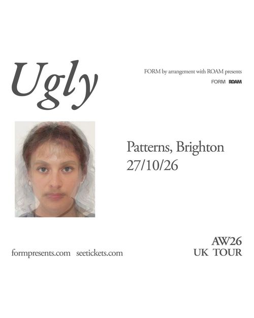 Ugly at Patterns on 27 October 2026 gig poster