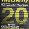TheEnemy - Celebrating twenty years of We’ll Live and Die In These Towns The Twang, TheEnemy gig poster