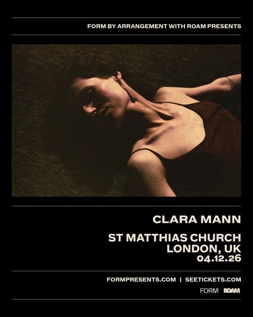 CLARA MANN at ST MATTHIAS CHURCH on 4 December 2026 gig poster
