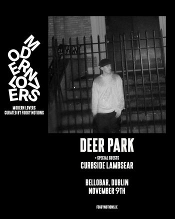 DEER PARK CURBSIDE LAMBSEAR at Bello Bar on 9 November 2026 gig poster