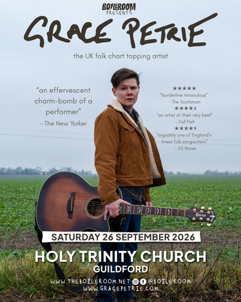 GRACE PETRIE at Holy Trinity Church on 26 September 2026 gig poster