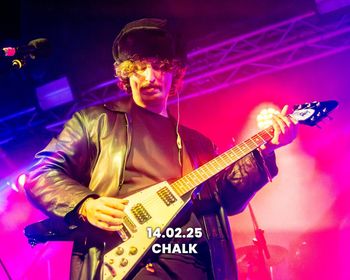 14.02.25 Chalk at CHALK on 14 February 2025 gig poster