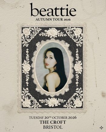 beattie AUTUMN TOUR 2026 Beattie at THE CROFT on 20 October 2026 gig poster