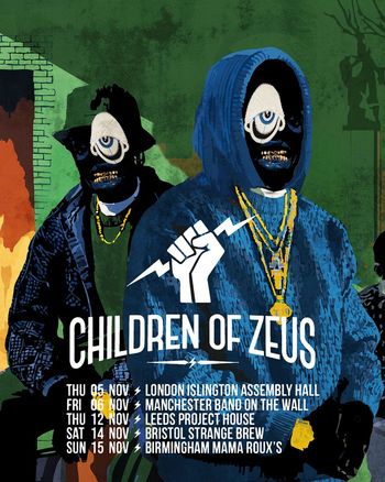 Children of Zeus november 2026 tour poster