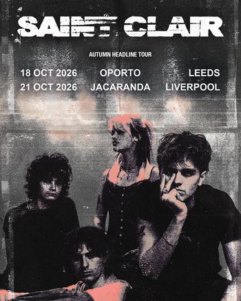 SAINT CLAIR AUTUMN HEADLINE TOUR Saint Clair at JACARANDA on 21 October 2026 gig poster