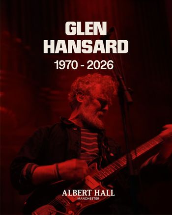 GLEN HANSARD at ALBERT HALL on 1 January 2026 gig poster