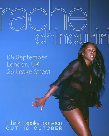 rachel chinouriri at 26 Leake Street on 8 September 2026 gig poster