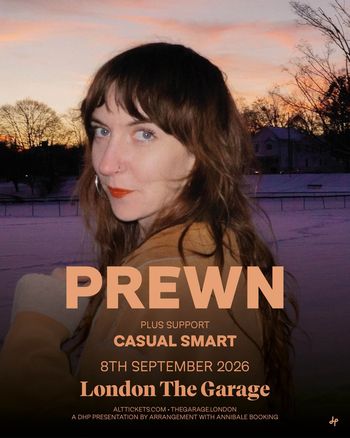 PREWN casual smart at The Garage on 8 September 2026 gig poster