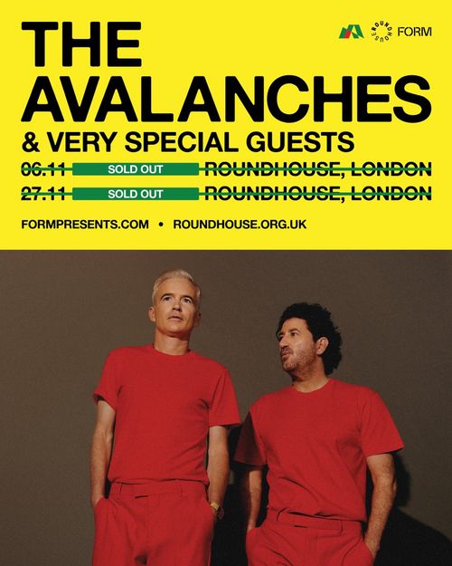 THE AVALANCHES & VERY SPECIAL GUESTS The Avalanches november 2026 tour poster