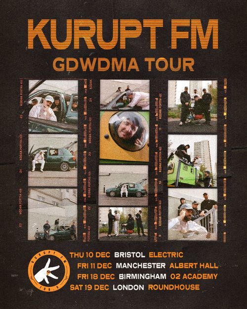 Kurupt FM GDWDMA Tour Kurupt FM december 2026 tour poster