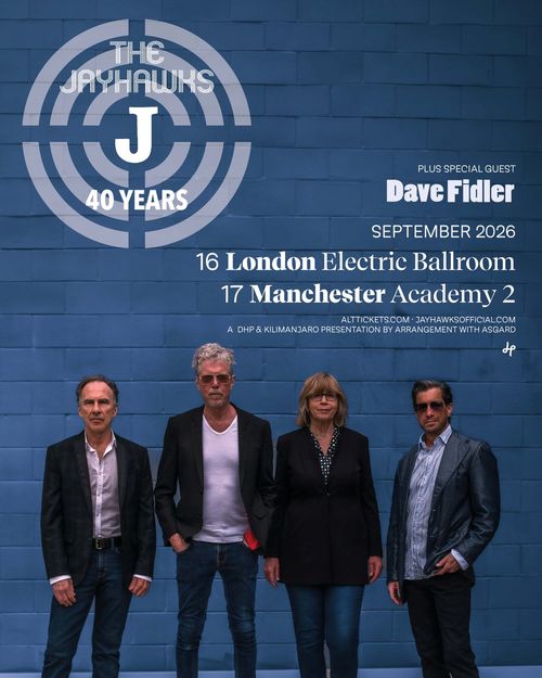 The Jayhawks 40 Years The Jayhawks, The Jayhawks, Dave Fidler september 2026 tour poster