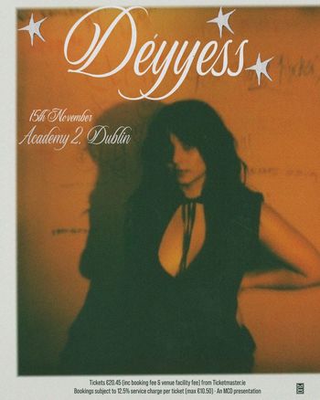 Déyyess at Academy 2 on 15 November 2026 gig poster