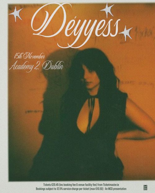 Déyyess at Academy 2 on 15 November 2026 gig poster