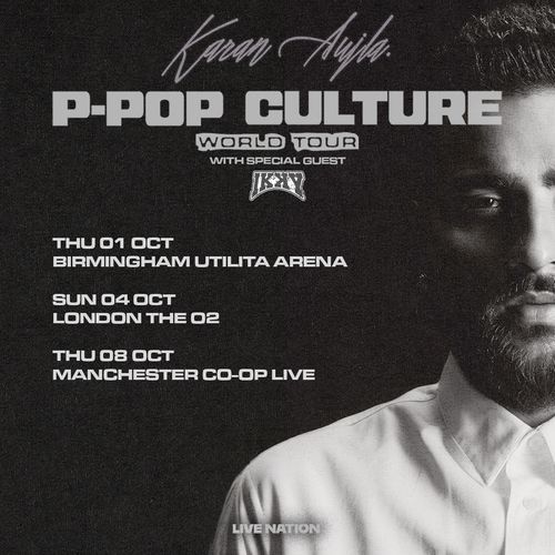 Karan Aujla P-Pop Culture World Tour with Special Guest IXXY Karan Aujla, IXXY, KXNY october 2026 tour poster