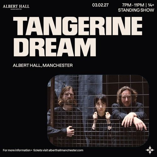 TANGERINE DREAM at Albert Hall on 3 February 2027 gig poster