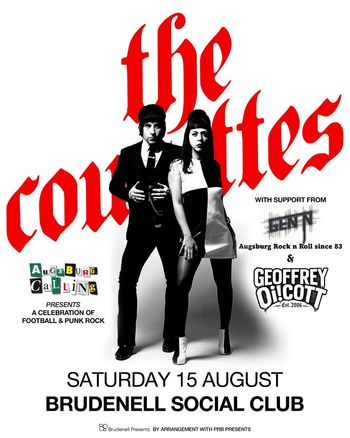 the courtes Geoffrey Oi Oi, Dent at Brudenell Social Club on 15 August 2026 gig poster