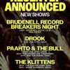 Brudenell Record Breakers Night and Other Shows Drook, Paahto & The Bull, Cheekface, Brudenell Record Breakers Night, The Klittens gig poster