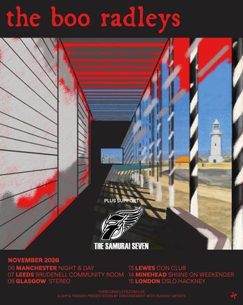 the boo radleys The Samurai Seven november 2026 tour poster