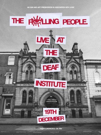 THE ROLLING PEOPLE at THE DEAF INSTITUTE on 19 December 2026 gig poster
