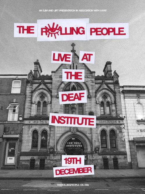 THE ROLLING PEOPLE at THE DEAF INSTITUTE on 19 December 2026 gig poster