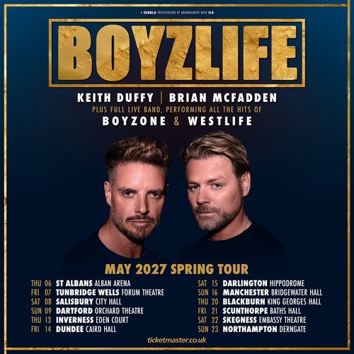 Boyzlife May 2027 Spring Tour Boyzlife may 2027 tour poster