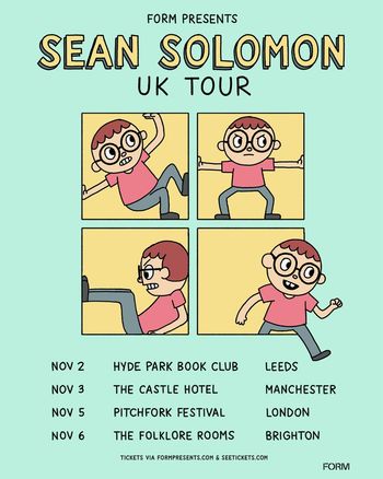Sean Solomon UK Tour Sean Solomon november 2026 tour poster