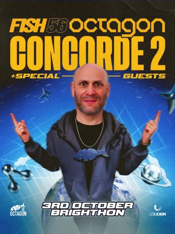 FISH 56 OCTAGON Fish at CONCORDE 2 on 3 October 2026 gig poster