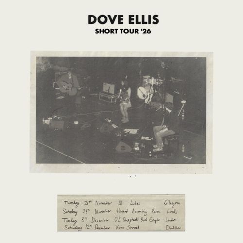 Dove Ellis Short Tour '26 Dove Ellis november 2026 to december 2026 tour poster