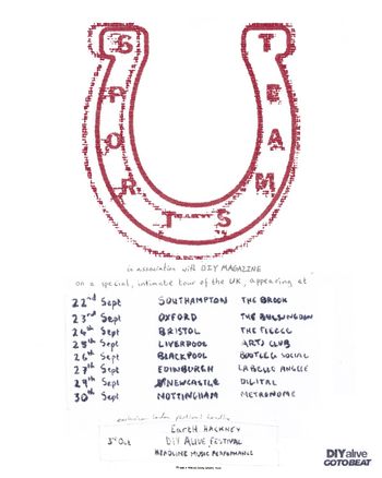 Saturdays UK Tour Saturdays september 2026 to october 2026 tour poster