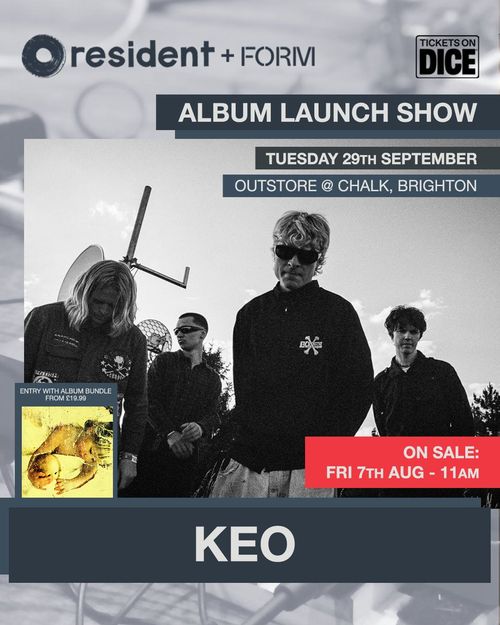 KEO - ALBUM LAUNCH SHOW Keo at Chalk on 29 September 2026 gig poster