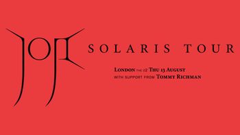JPF - Solaris Tour JPF, Tommy Richman at the o2 on 13 August 2026 gig poster