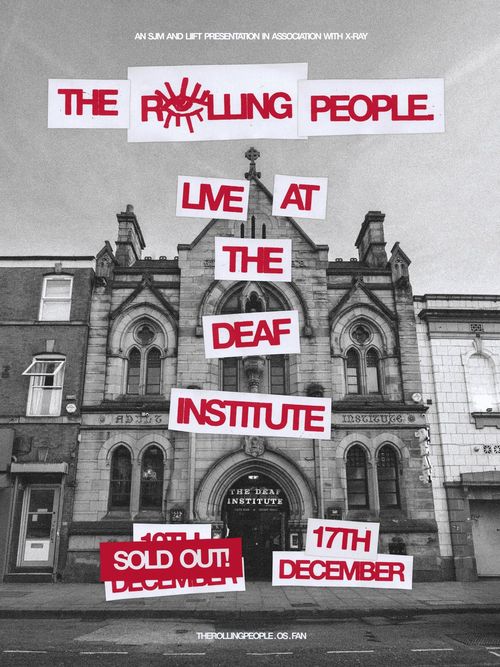 The Rolling People Live at The Deaf Institute The Rolling People at The Deaf Institute on 17 December 2026 gig poster