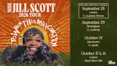 Miss Jill Scott 2026 Tour Miss Jill Scott september 2026 to october 2026 tour poster