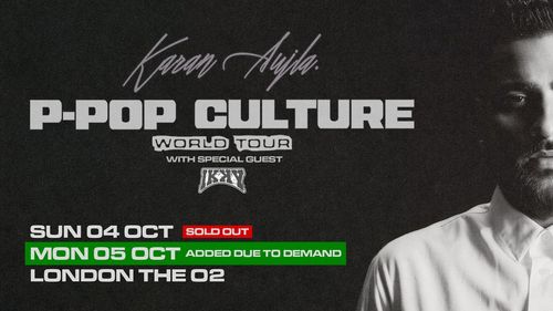 Karan Aujla - P-Pop Culture World Tour Karan Aujla, KXW october 2026 tour poster