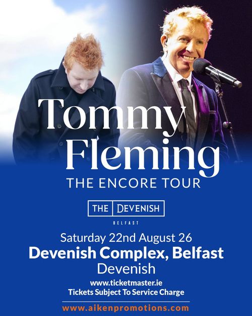 Tommy Fleming - The Encore Tour Tommy Fleming august 2026 to october 2026 tour poster