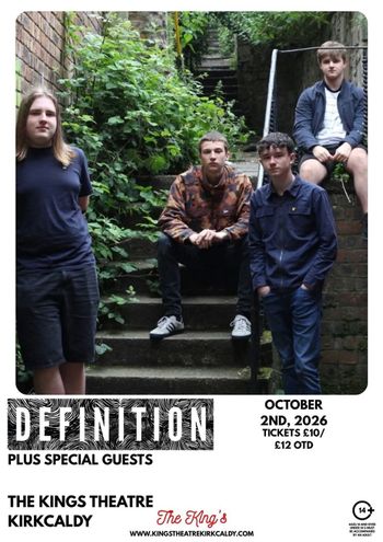 DEFINITION at THE KINGS THEATRE on 2 October 2026 gig poster