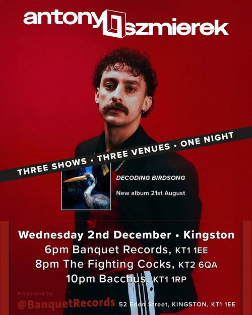 antony szmierek december 2026 tour poster