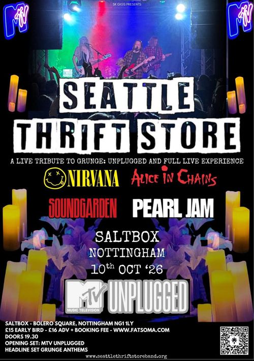 SEATTLE THRIFT STORE at SALTBOX on 10 October 2026 gig poster