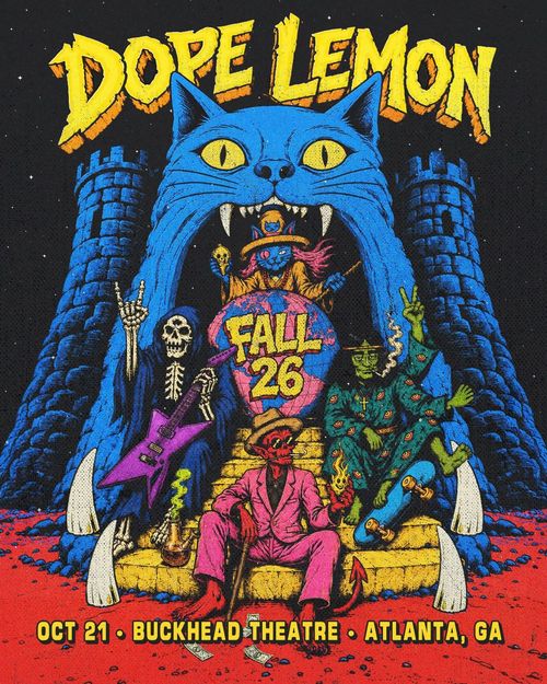 DOPE LEMON at Buckhead Theatre on 21 October 2026 gig poster