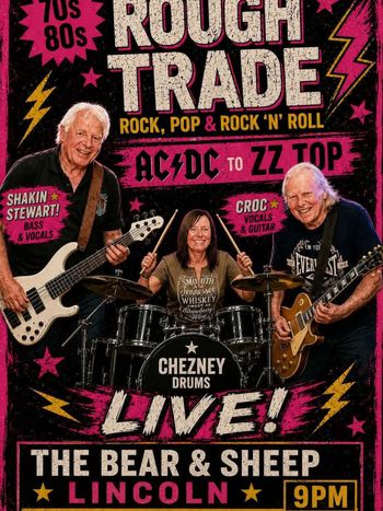 ROUGH TRADE LIVE! Shakin Stewart!, CROC, ROUGH TRADE at The Bear & Sheep on 11 August 2026 gig poster