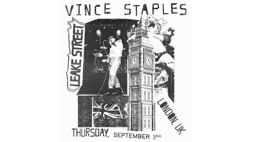 VINCE STAPLES at 26 Leake Street on 3 September 2026 gig poster